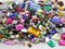 Assorted Crafting Gems in Bulk, Mixed Acrylic Flatback Rhinestones (6.4oz)
